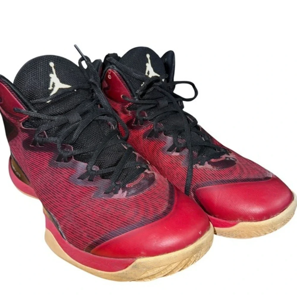 Jordan Super Fly 3 Mens Size 10.5 Pre-Owned Red/Black‎ 684933-613 Shoes Sneakers